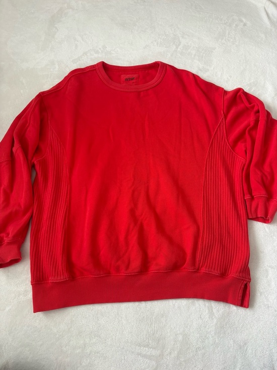 aerie Tops - Aerie Red Crewneck